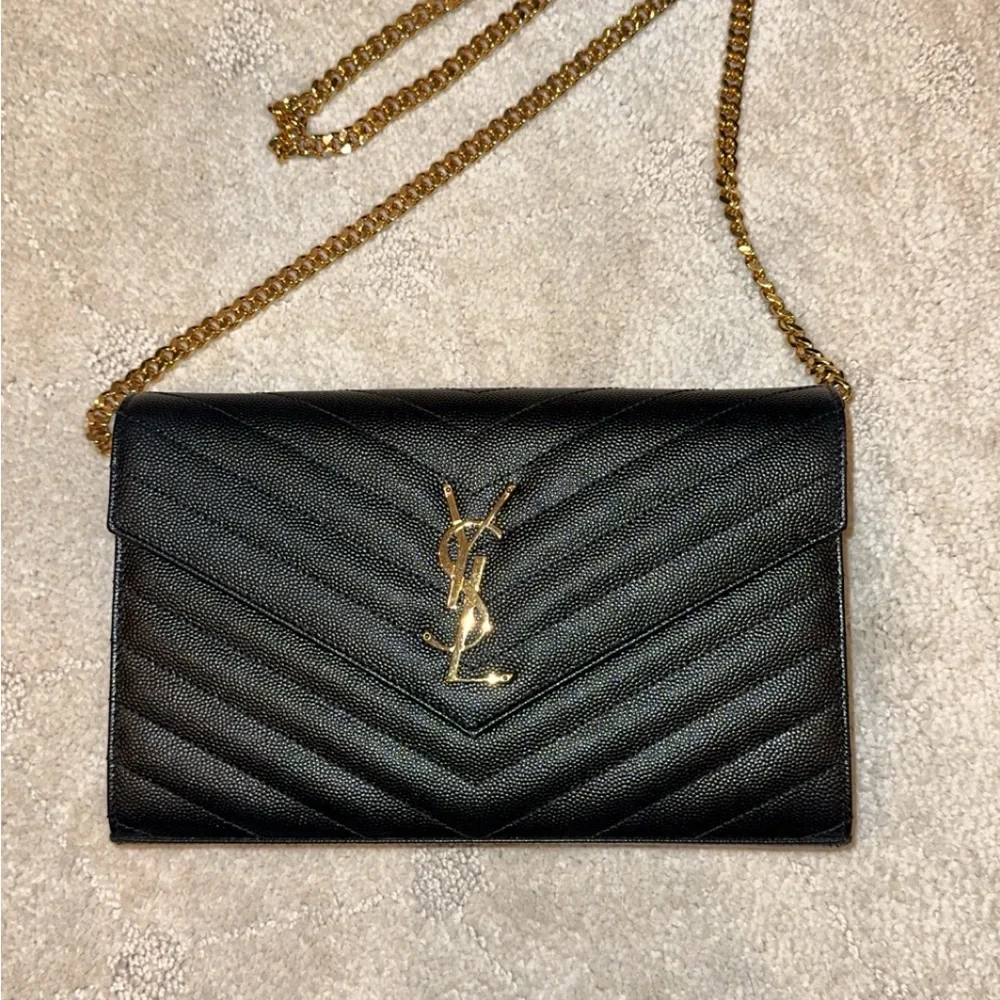 YSL Monogram Wallet on Chain - Picture 3 of 10